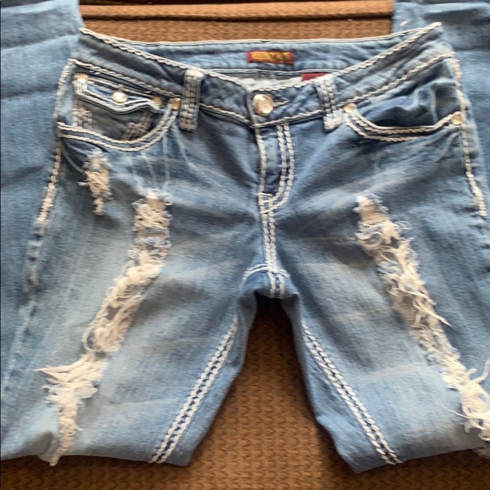 Rhinestone jeans size 11 - Picture 8 of 8